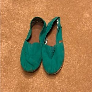 Teal Madden Girl slip on shoes